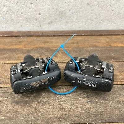 Pedales vintage Shimano Deore XT PD-M737 Gen 1 sin clip 9/16 pulgadas montaña años 90 Foto 1 de 4