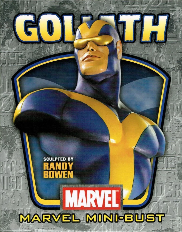 MINI BUSTO GOLIAT EDICIÓN LIMITADA DISEÑOS BOWEN ESTATUA! "MARVEL" NUEVO EN CAJA Foto 1 de 1