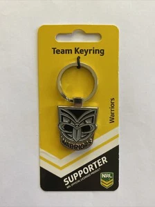 NRL LOGO TEAM - NEW ZEALAND WARRIORS - Rugby League Enameled Keyring - Picture 1 of 3