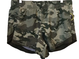 ATHLETIC WORKS MOISTURE WICKING GREEN RUNNING SHORTS Pockets Sz L - Picture 1 of 9