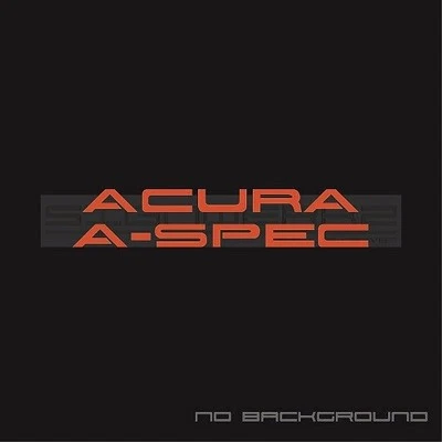 Par de calcomanías adhesivas ACURA A- spec Racing TSX RDX MDX TL RSX TLX vtec Acura Foto 1 de 4
