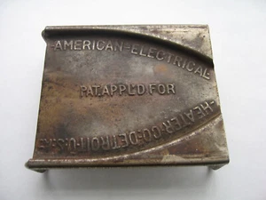 Old Vintage Antique Iron Rest Trivet Stand American Electrical Heater Co Detroit - Picture 1 of 6