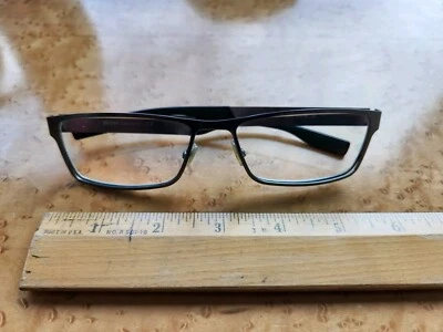 Monturas de gafas Hugo Boss para hombre, acero cepillado Foto 1 de 4