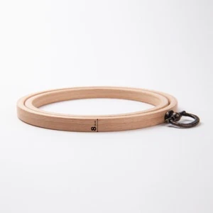 Nurge Round Wooden Hoops With Suspension, Rim Height 8mm, Diameter 250mm. Hand - Picture 1 of 3
