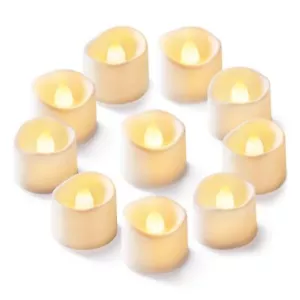 12-Pack Flameless LED Tea Lights Candles Battery Operated (200+Hour) - Picture 1 of 8