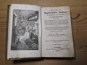 Neuestes Augsburgisches Kochbuch Rosenfeld 1838 5. A. 740 S. Augsburg Kochen - Bild 1 von 13