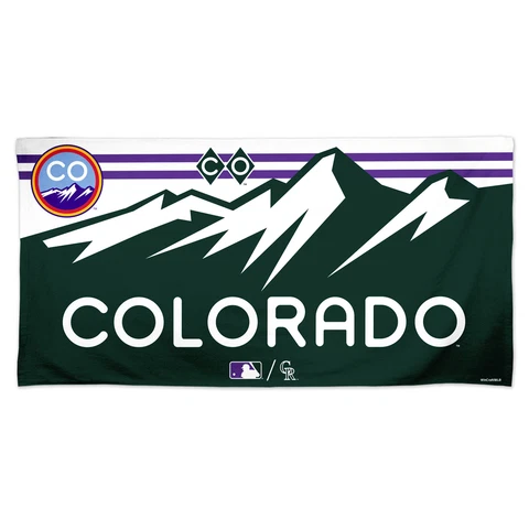 WinCraft Colorado Rockies 30'' x 60'' City Connect Spectra Beach Towel Cover
