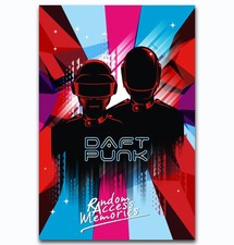 0373D Hot New Daft Punk The Weeknd Starboy Rap Music-Print Art Silk Poster