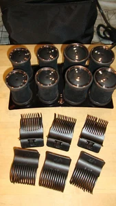 T3 Voluminous Hot Rollers Temp Control Case 8 Rollers 6 Clips- Works good - Picture 1 of 8