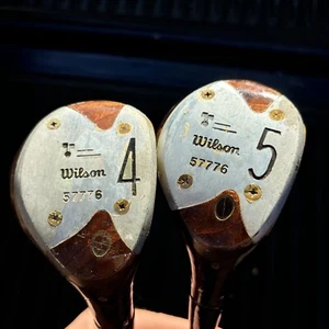 Vintage Wilson Johnny Miller Woods Set (4W,5W) ⛳ RH Original Shafts and Grips - Picture 1 of 8