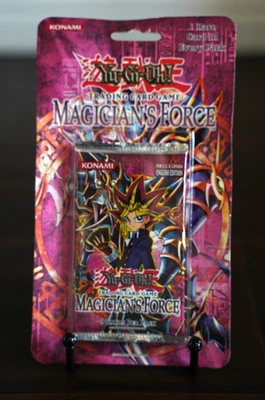 2003 Yu-Gi-Oh Magician’s Force Unlimited Blister Pack Sealed TCG Booster - Image 1 of 4