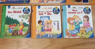 3 Kinder Bücher Konvolut - Wieso Weshalb Warum? - Was essen wir? / Der Wald etc. - Bild 1 von 3