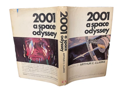 Arthur Clarke - 2001 A Space Odyssey - NAL 1968 BCE - HC/DJ - Movie Ed — 第 1/2 张图片
