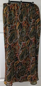 Cato Women's Plus Size Floral Skirt Size 18/20 Multicolor  - Picture 1 of 4