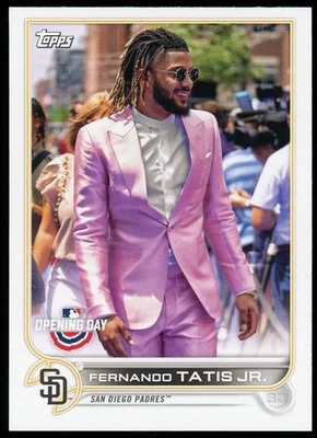 Fernando Tatis Jr. 2022 Topps Opening Day #50 Image Variation SP SSP Padres - Image 1 of 2