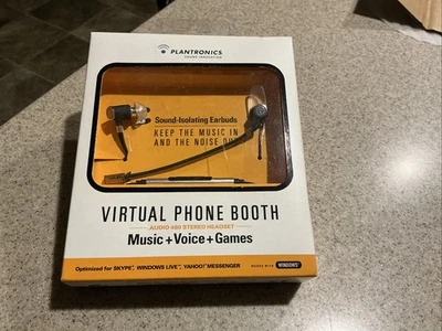 2007 NOS Plantronics Audio 480 USB Sound Isolating Earbuds w/Volume Control NIB - Image 1 of 2