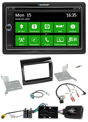 Blaupunkt Bluetooth 2DIN Lenkrad DAB USB TMC Navigation für Citroen Fiat Peugeot - Bild 1 von 4