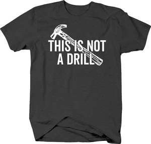 This is not a Drill Tshirt for Men Dark Gray - Picture 1 of 1