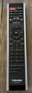 TOSHIBA 75005614 DLP PROJECTOR REMOTE CONTROL TDP-ET20 TDP-ET20U MINT RARE OEM - Picture 1 of 1