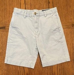 Vineyard Vines Boys Light Blue Chino Adjustable Waist Shorts Size 10 - Picture 1 of 5