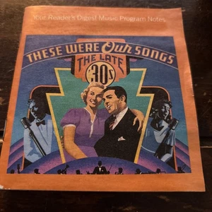 THESE WERE THE DAYS / THE LATE 30'S 4-CASSETTE SET ~ 1987 READER'S DIGEST - Picture 1 of 6