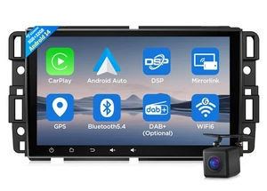 Car Stereo Android 14 Radio GPS Navi For Chevy Traverse 2008 2009 2010 2011 2012 - Picture 1 of 29