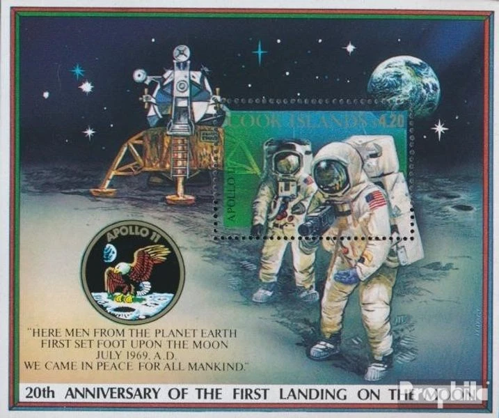 sellos Cookinseln 1989 Mi Bloque 188 (completa edición) nuevo con goma original  - Imagen 1 de 1