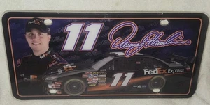 Placa de matrícula de refuerzo de plástico Denny Hamlin Joe Gibbs Racing #11 Fed Ex Nascar  - Imagen 1 de 9
