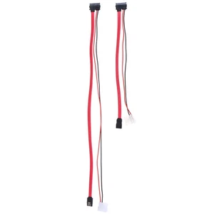 7 + 6 Pin Slimline SATA Cable for Slim Laptop SATA DVD CD-RW Adapter CableP MGA - Afbeelding 1 van 14