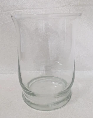 Прозрачная стеклянная ваза круглой высоты 8 дюймов - Изображение 1 из 4