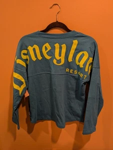 NWT Disney Disneyland Spirit Jersey for Kids Unisex – Blue / Green Lettering XL - Picture 1 of 5