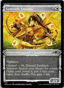 Sunblade Samurai (Showcase) C Kamigawa: Neon Dynasty 315 MP - Picture 1 of 2