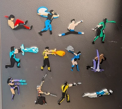 3D-печатные магниты на холодильник Fighter (вдохновленные MKII) - Изображение 1 из 4