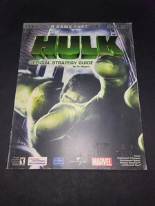 Hulk Brady Sony PS2 XBOX Gamecube Strategy Guide EXMT condition+poster - Picture 1 of 4