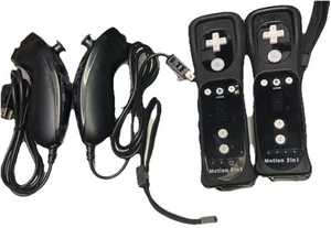 Built-in Motion Plus Wii Remote & Nunchuck Controller for Nintendo Wii Wii U - Picture 1 of 1