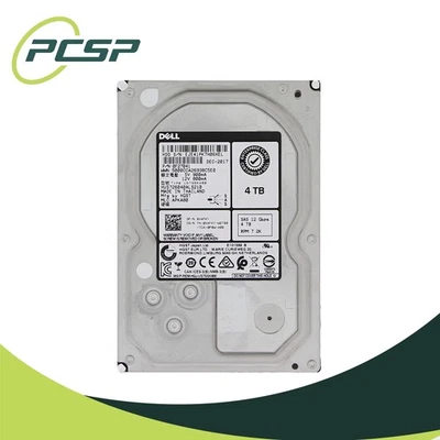 Dell 4TB SAS 12Gbps 3.5" HDD X4FKY F27041 7200RPM Enterprise Nearline Hard Drive - Image 1 of 3