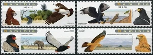 Namibia 2009. Eagles of Namibia (MNH OG **) Set of 4 stamps - Picture 1 of 1