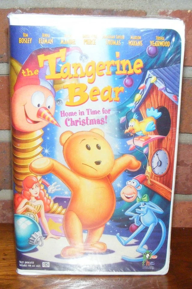 The Tangerine Bear Home In Time For Christmas (VHS, 2000, Clam Shell) - SEALED - Image 1 of 1