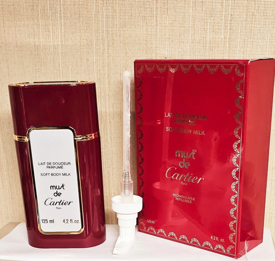 Молоко для мягкого тела Must De Cartier от Cartier 4,2 унции/125 мл женское новое в открытой коробке - Изображение 1 из 1