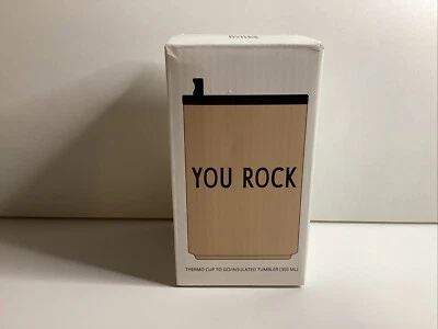 H081 Thermobecher „YOU ROCK“ Design Letters 350ml ToGo Becher - Bild 1 von 4