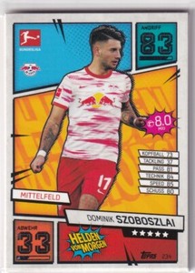 Match Attax 21/22 Bundesliga 2021/2022 Card No. 234 Dominik Szoboszlai Heroes