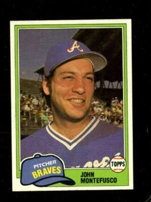 1981 TOPPS TRADED #804 JOHN MONTEFUSCO EXMT BRAVES NICELY CENTERED *X82206 - Image 1 of 2