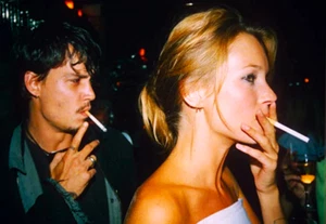 Johnny Depp & Kate Moss 1995 Versace party in Paris Photo Magnet @ 3"x5" - Picture 1 of 1