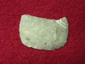 (COA) CHALCEDONY CRESCENT 1" NEW MEXICO Authentic Indian Relics - Picture 1 of 18