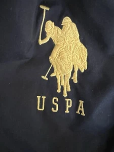 U.S. Polo Assn. Jacket Big Pony Mens Large Black Full Zip Jacket USPA - Picture 1 of 11