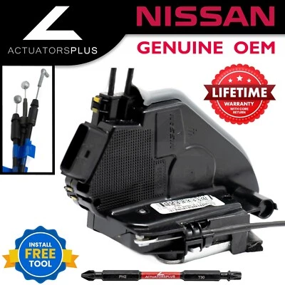 Atuador de trava de porta traseira esquerda original do fabricante Nissan Altima 13-18 vitalício Wnty - Imagem 1 de 4