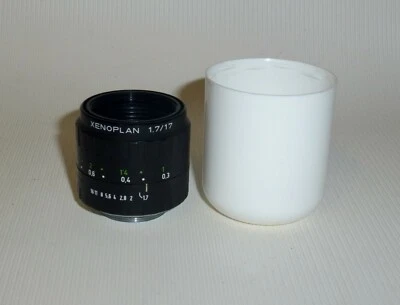 Xenoplan 1.7/17mm German Cine Lens M25 C-mount  - Image 1 of 4
