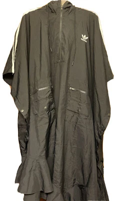 Poncho de lluvia Adidas x J KOO Originals para mujer trébol negro talla M FT9873 Foto 1 de 4