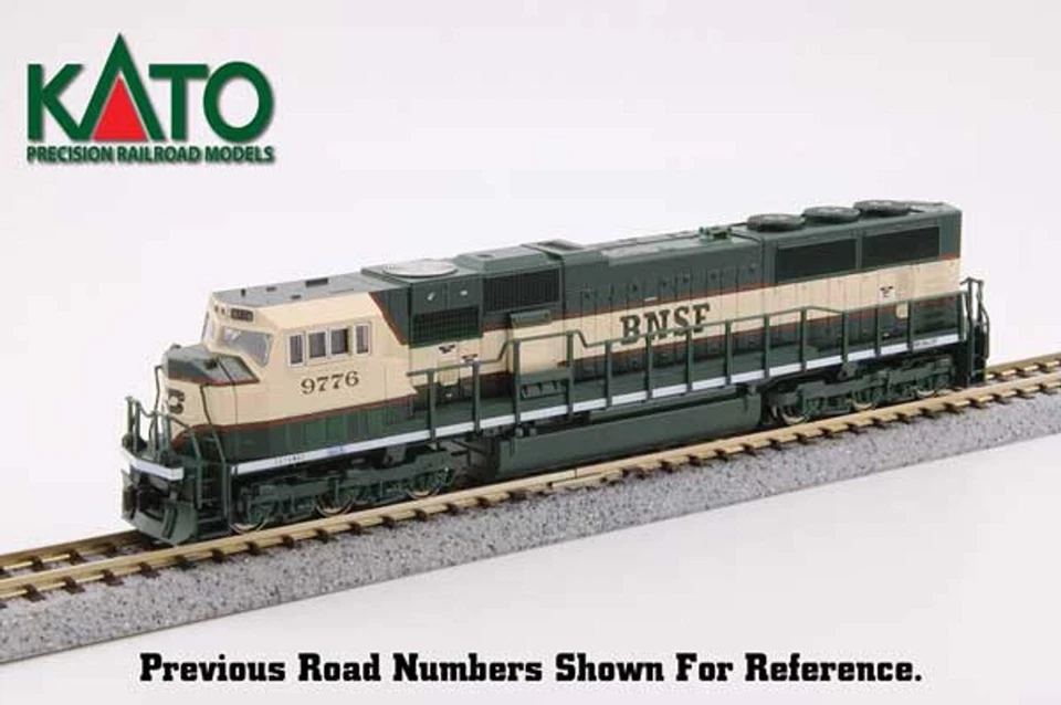 Kato N Scale ~ SD70MAC Burlington Northern Santa Fe #9799 ~ 176-6313 - Image 1 of 1