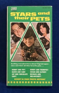 TIGER BEAT pb STARS & THEIR PETS (1972) CASSIDY/DEY/OSMONDS/J-5/SHERMAN/LINDSAY - Picture 1 of 12